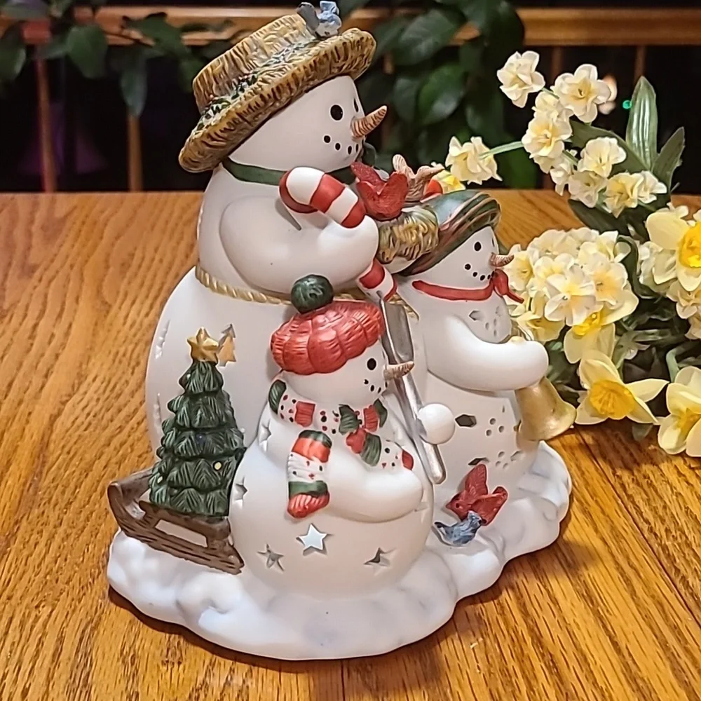Partylite Snowman Candle Holder